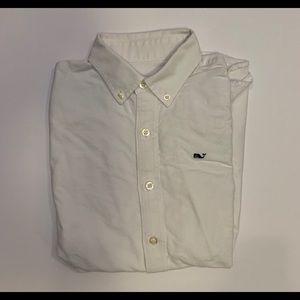 Boys medium 12-14 Vineyard Vines bottom down shirt